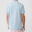 Shop Burberry Solid Blue Short Sleeve Polo Shirt for Men 8029446