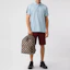 Purchase Burberry Solid Blue Short Sleeve Polo Shirt for Men 8029446