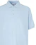 Sizing Burberry Solid Blue Short Sleeve Polo Shirt for Men 8029446