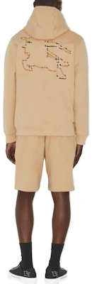 Burberry 素色寬鬆版連帽長袖上衣 淺棕色。 80727141 Shop Burberry 素色寬鬆版連帽長袖上衣 淺棕色。 80727141