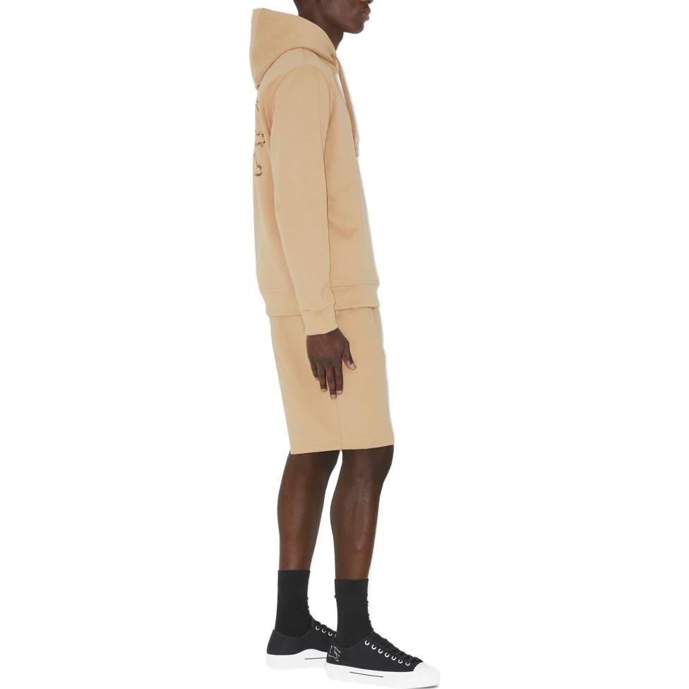 Purchase Burberry 素色寬鬆版連帽長袖上衣 淺棕色。 80727141