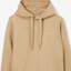 Details for Burberry 素色寬鬆版連帽長袖上衣 淺棕色。 80727141