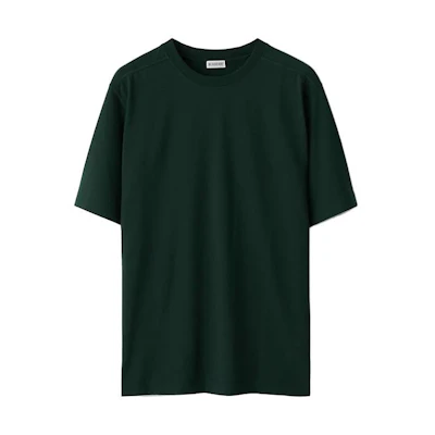 Burberry Solid Color Casual Crewneck Short Sleeve T-Shirt Men’s Green. 80773231
