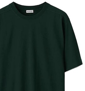 Burberry Kemeja-T Lelaki Leher Bulat Lengan Pendek Hijau Kasual Warna Solid. 80773231 Shop Burberry Kemeja-T Lelaki Leher Bulat Lengan Pendek Hijau Kasual Warna Solid. 80773231