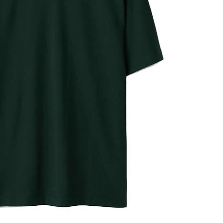 Details for Burberry Kaos Polos Casual Crewneck Lengan Pendek Pria Warna Hijau. 80773231