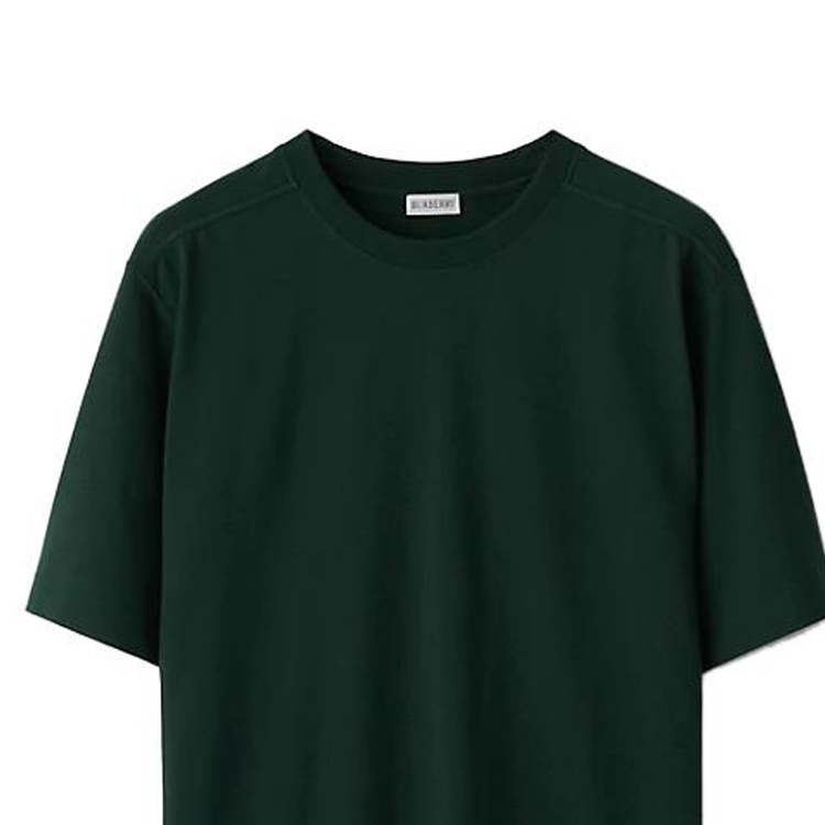 Sizing Burberry Kaos Polos Casual Crewneck Lengan Pendek Pria Warna Hijau. 80773231