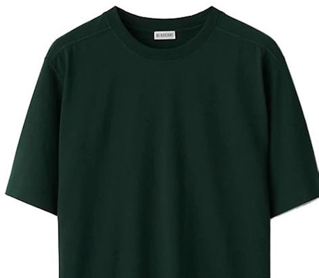 Burberry 男士綠色純色休閒短袖圓領T恤 80773231 Sizing Burberry 男士綠色純色休閒短袖圓領T恤 80773231