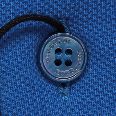 Burberry Baju Polo Kasual Lelaki Warna Biru. 80274751 Shop Burberry Baju Polo Kasual Lelaki Warna Biru. 80274751