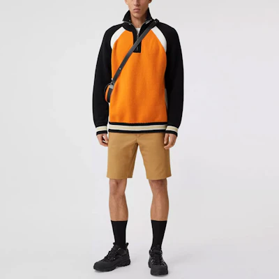 Burberry Solid Color Casual Shorts with Zip Pockets in Camel. 80396541 Details for Burberry Solid Color Casual Shorts with Zip Pockets in Camel. 80396541