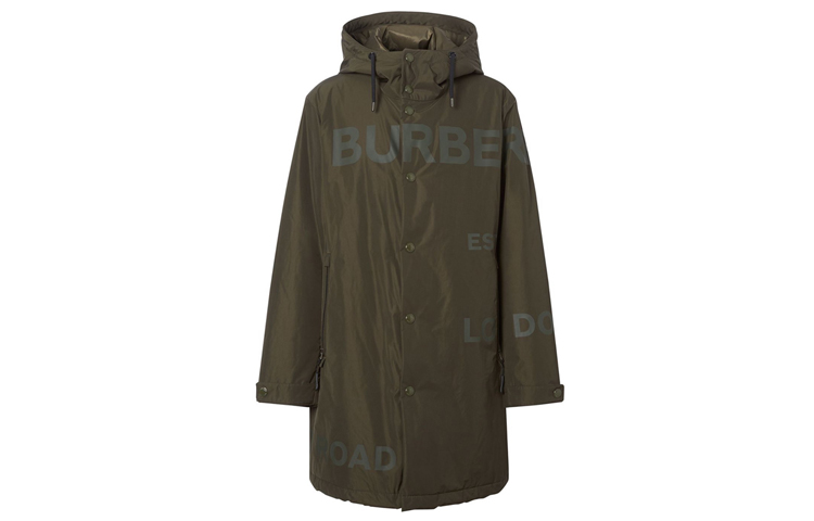 Burberry Solid Color Cotton Jacket Green 80277241 圖 2