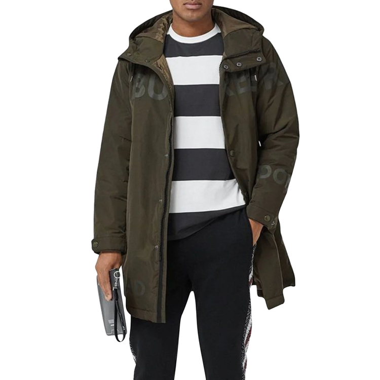 Burberry Solid Color Cotton Jacket Green 80277241 圖 4