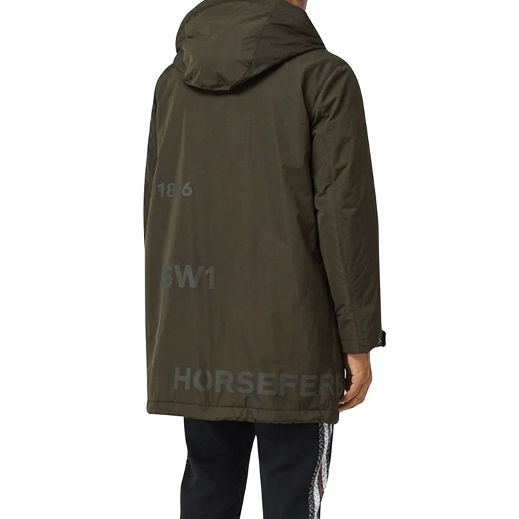 Burberry Solid Color Cotton Jacket Green 80277241 圖 5