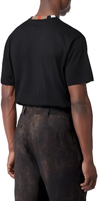 Camiseta Burberry Negra Hombre Manga Corta Cuello Redondo Color Sólido 80781141 Shop Camiseta Burberry Negra Hombre Manga Corta Cuello Redondo Color Sólido 80781141