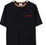Purchase Camiseta Burberry Negra Hombre Manga Corta Cuello Redondo Color Sólido 80781141