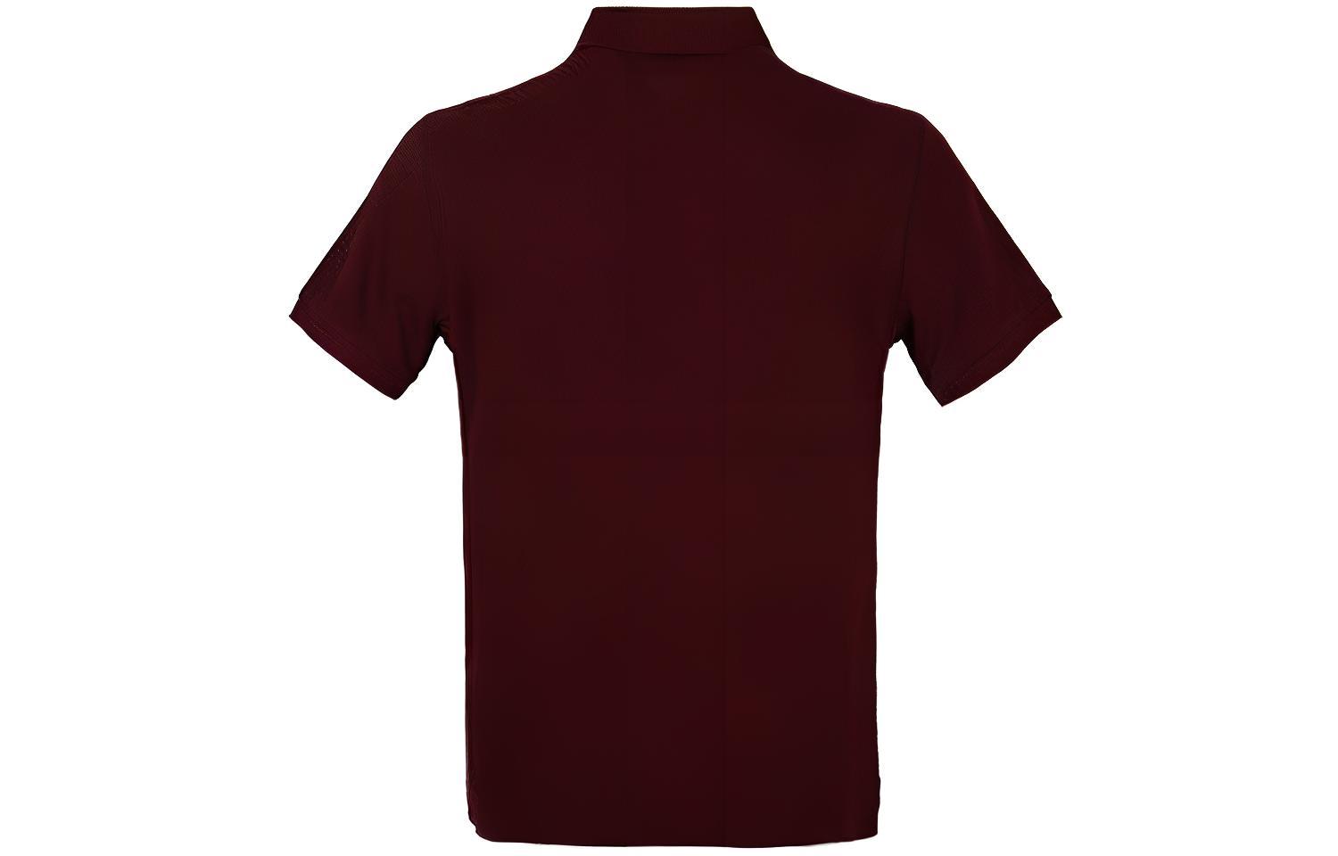 Burberry Solid Color Equestrian Embroidery Polo Shirt Men’s Deep Red 40612371 圖 3