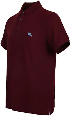 Burberry Solid Color Equestrian Embroidery Polo Shirt Men’s Deep Red 40612371 Shop Burberry Solid Color Equestrian Embroidery Polo Shirt Men’s Deep Red 40612371