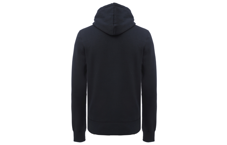 Burberry Solid Color Fleece Hoodie in Dark Blue. 80362851 圖 3