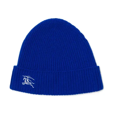 Burberry Solid Color Knit Beanie Unisex Blue - Couple Matching Style. 80788101
