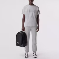Shop Burberry Solid Color Knit Jogger Sweatpants Grey 80482871