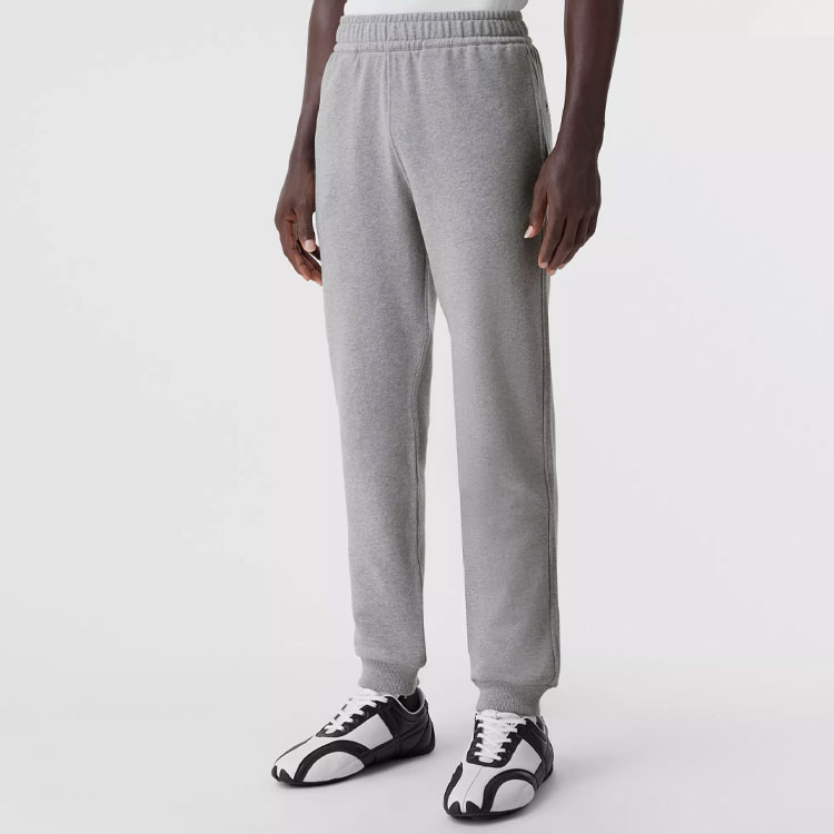Purchase Burberry Pantalones Jogger Grises de Punto Color Sólido 80482871