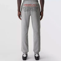 Details for Burberry Solid Color Knit Jogger Sweatpants Grey 80482871