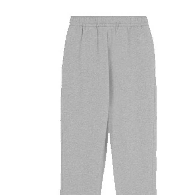 Sizing Burberry Pantalones Jogger Grises de Punto Color Sólido 80482871