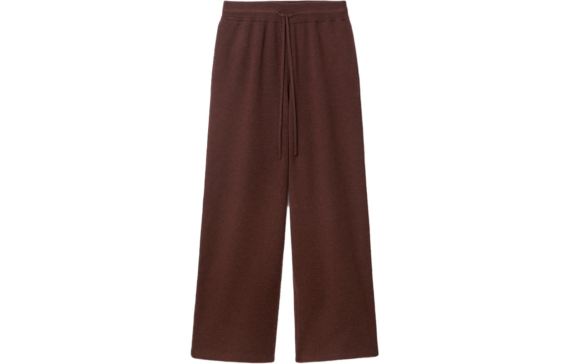 Burberry Solid Color Knit Straight-leg Sweatpants Men’s Honey Beige. 80758301