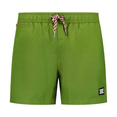 Burberry Solid Color Lace-Up Casual Shorts Green Men’s 80226421