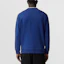 Shop Burberry Solid Color Letter Logo Sweatshirt - Blue 80501771