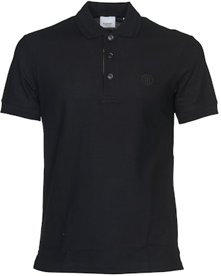 Burberry Solid Color Logo Embroidered Casual Polo Shirt Black - 80840101 Buy Burberry Solid Color Logo Embroidered Casual Polo Shirt Black - 80840101