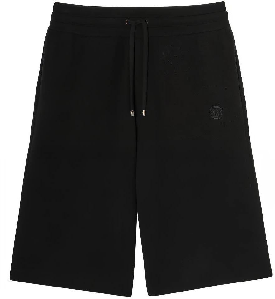 burberry-solid-color-logo-embroidered-casual-shorts-men-black-80393021