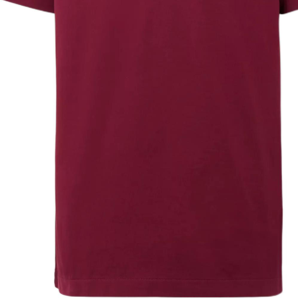 Burberry Solid Color Logo Embroidered Men’s T-Shirt Pomegranate Red 80570891 圖 7