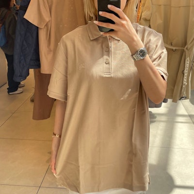 Burberry Solid Color Logo Embroidered Short Sleeve Polo Shirt Brown Men. 80675871 Shop Burberry Solid Color Logo Embroidered Short Sleeve Polo Shirt Brown Men. 80675871