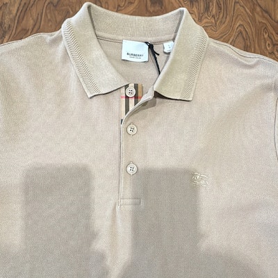 Burberry Solid Color Logo Embroidered Short Sleeve Polo Shirt Brown Men. 80675871 Purchase Burberry Solid Color Logo Embroidered Short Sleeve Polo Shirt Brown Men. 80675871
