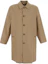 Buy Burberry 男士駝色純色長袖中長大衣 8070987