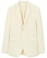 Buy Burberry Solid Color Long Sleeve Blazer White 80655591
