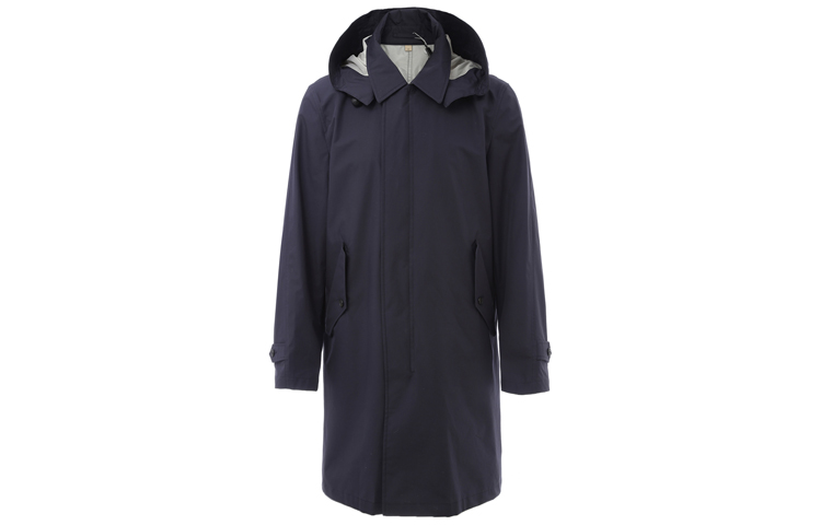 Burberry Solid Color Long Sleeve Casual Jacket - Dark Blue 80087941