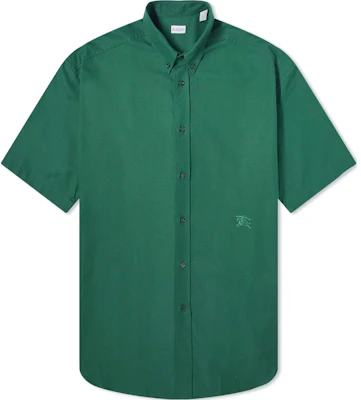 Burberry Solid Color Short-Sleeve Loose Fit Shirt for Men in Dark Green. 80829011 Order Burberry Solid Color Short-Sleeve Loose Fit Shirt for Men in Dark Green. 80829011