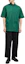 Lookbook Burberry Solid Color Short-Sleeve Loose Fit Shirt for Men in Dark Green. 80829011