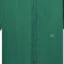 Details for Burberry Solid Color Short-Sleeve Loose Fit Shirt for Men in Dark Green. 80829011