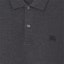 Sizing 버버리 솔리드 컬러 다크 그레이 반팔 폴로 셔츠. 80045801