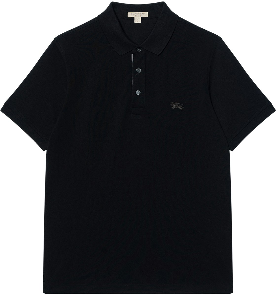 burberry-solid-color-short-sleeve-polo-shirt-black-40551241
