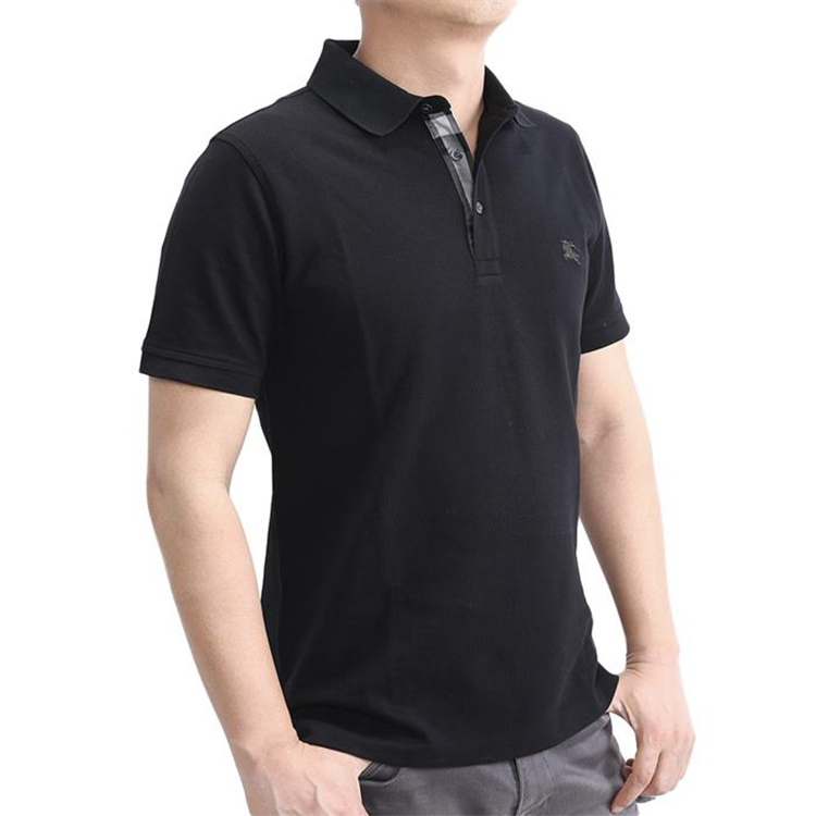 Sizing Baju Polo Lengan Pendek Berwarna Hitam Burberry. 40551241