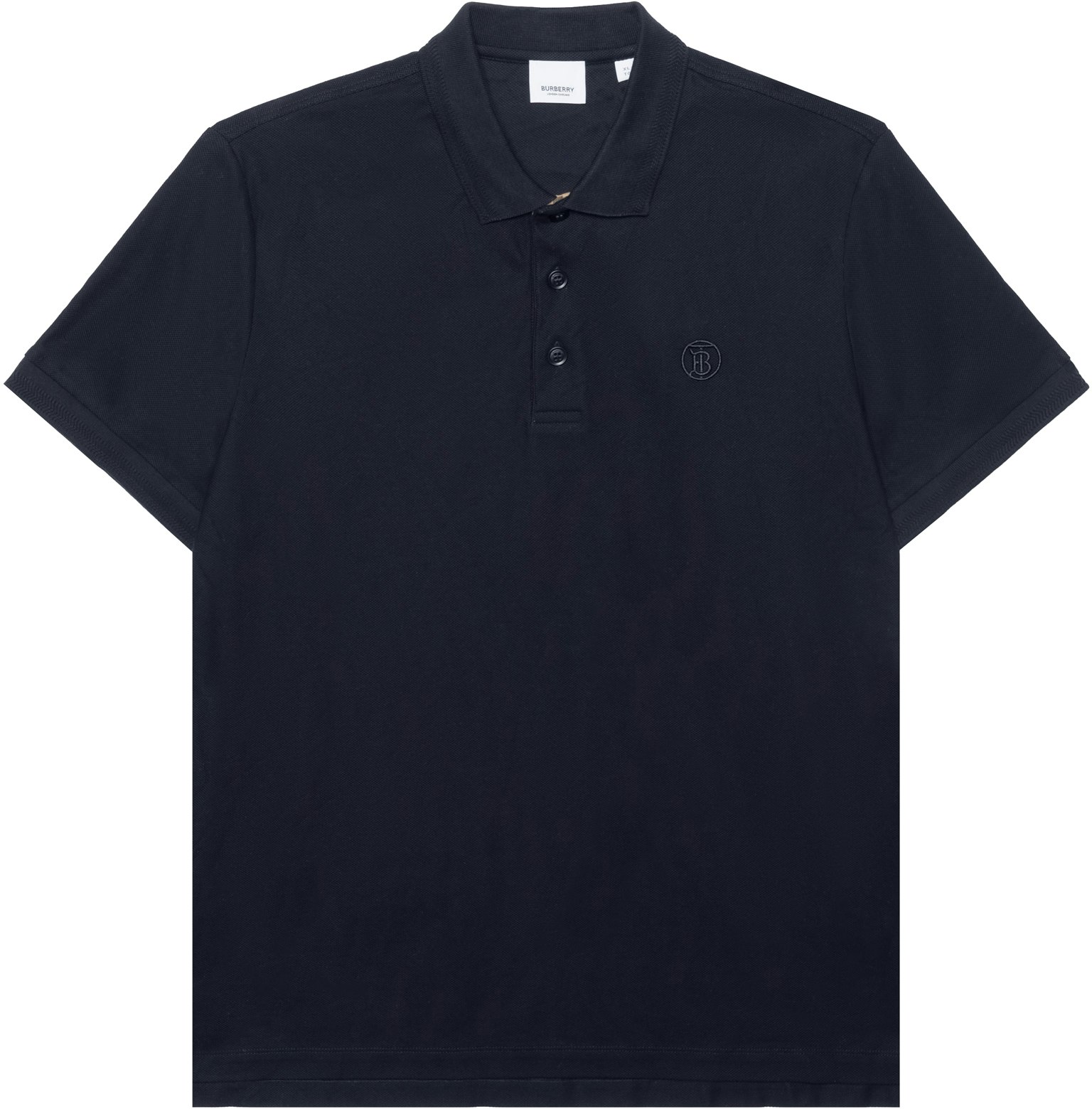 burberry-solid-color-slim-fit-short-sleeve-polo-shirt-men-s-black-8055227-b1488