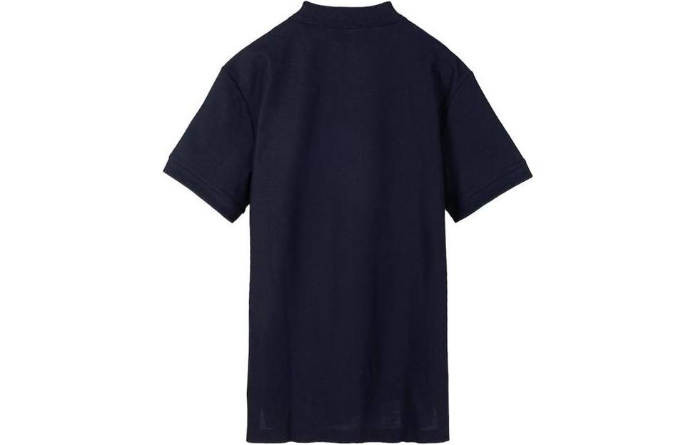 Lookbook Burberry Solid Color Slim Fit Short Sleeve Polo Shirt Men’s Black 8055227_#_B1488