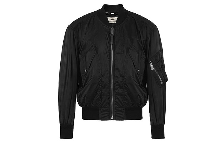 Burberry Solid Color Zip Jacket Black 40689081