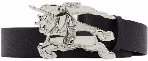 Burberry Solid Design Calf Leather Belt for Men Black/Palladium 3CM Wide 80888561 Burberry Solid Design Calf Leather Belt for Men Black/Palladium 3CM Wide 80888561