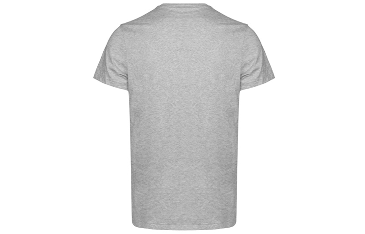 Burberry Solid Grey Crew Neck T-shirt with Embroidered Logo 40618201 圖 3