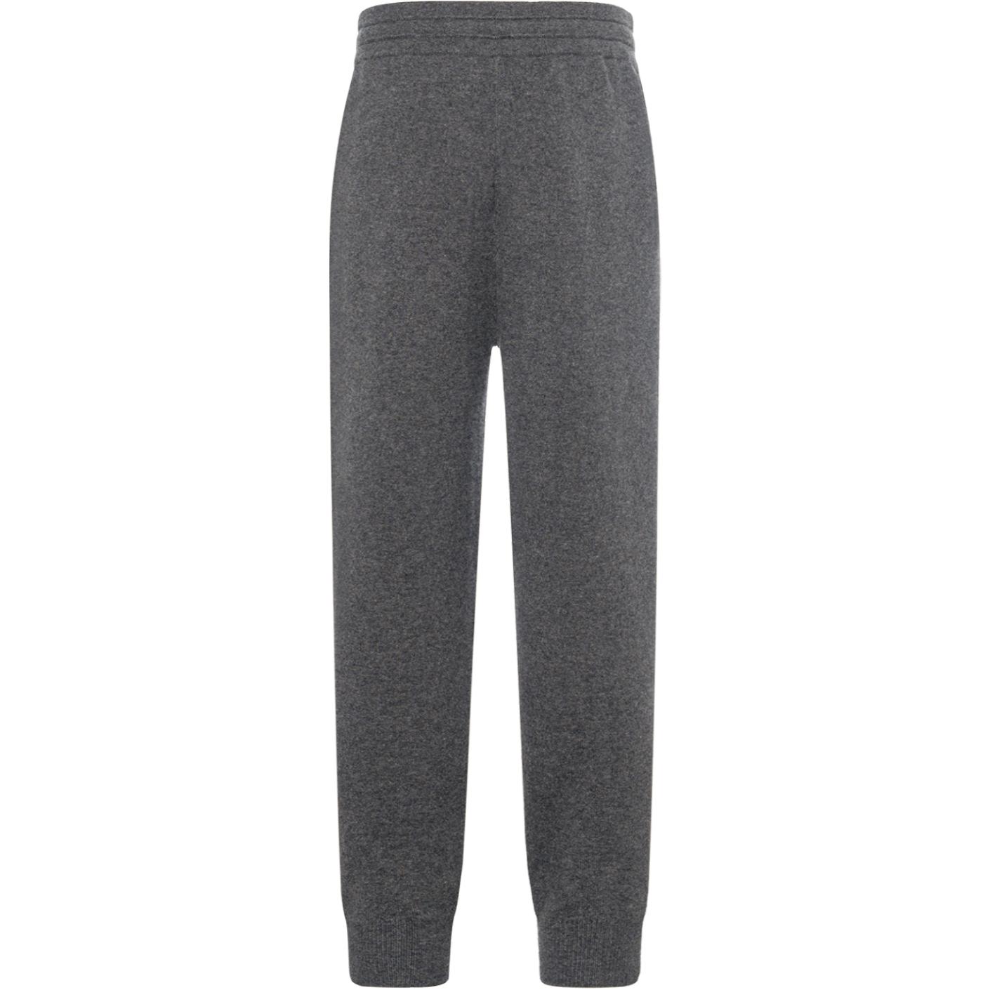 Burberry Solid Letter Logo Jogger Sweatpants Dark Charcoal Gray 80507681