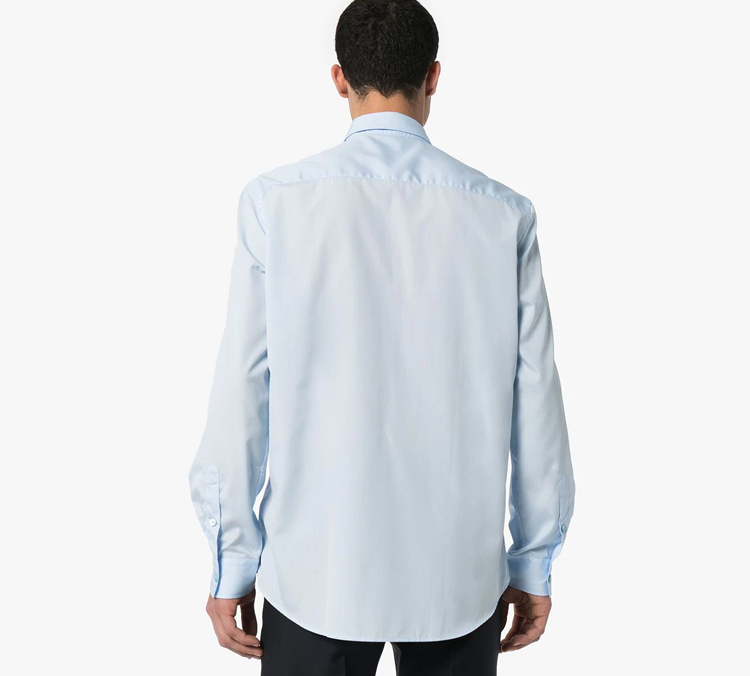 Burberry Solid Light Blue Long-Sleeve Shirt 80261541 圖 5